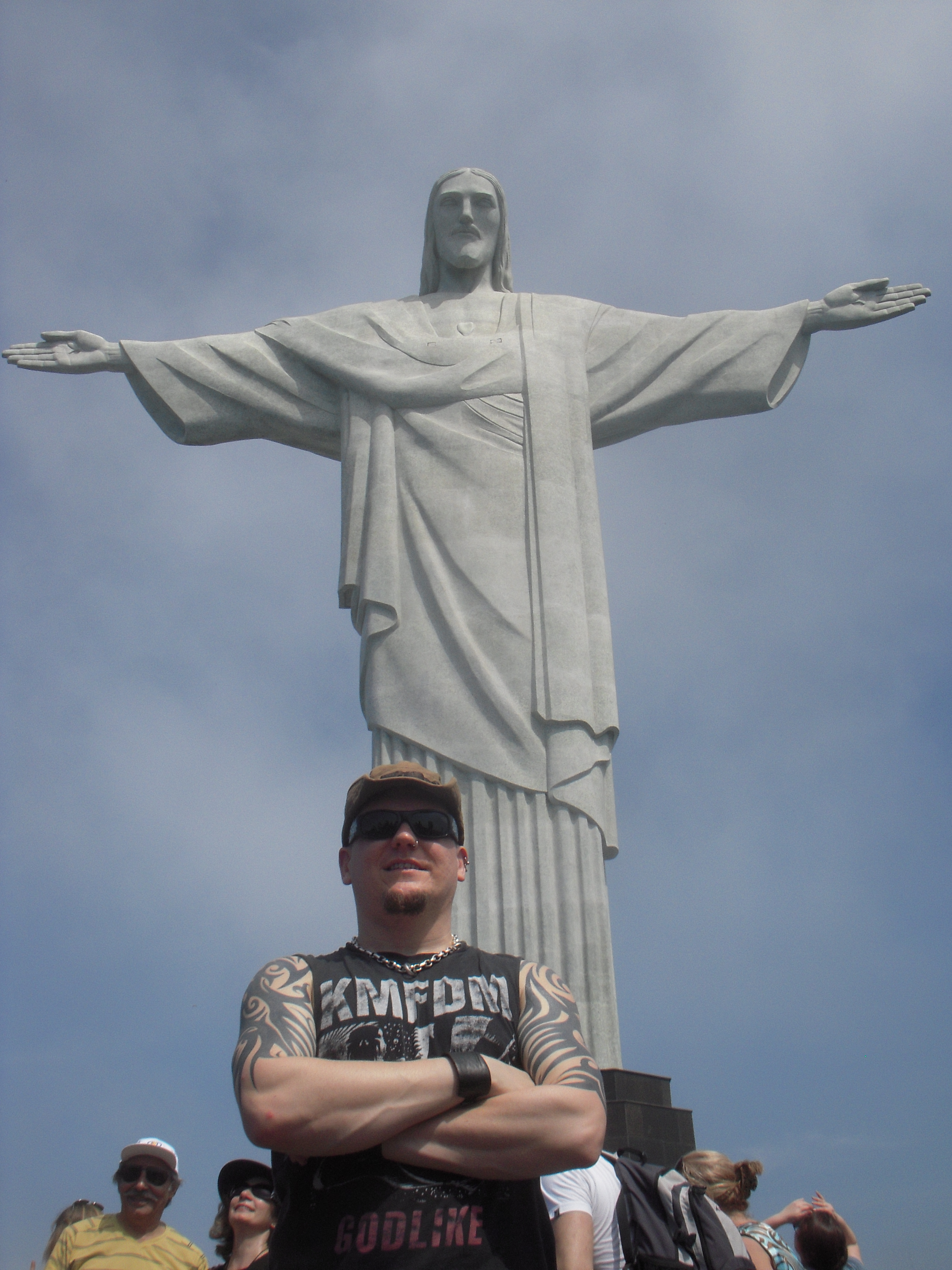 Christ the Redeemer vist during Brazil tour
