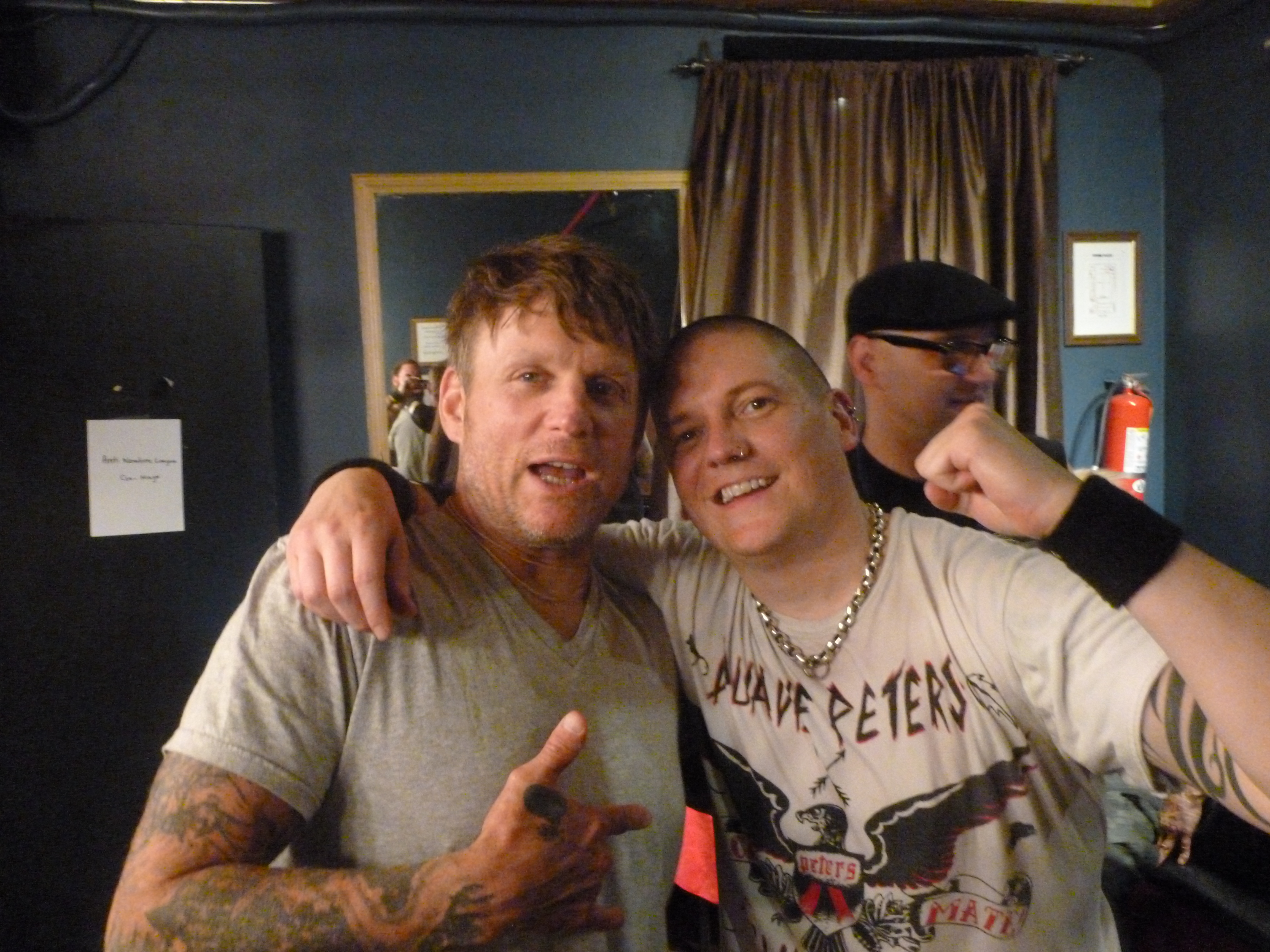 After show with John Joseph of Cro-Mags