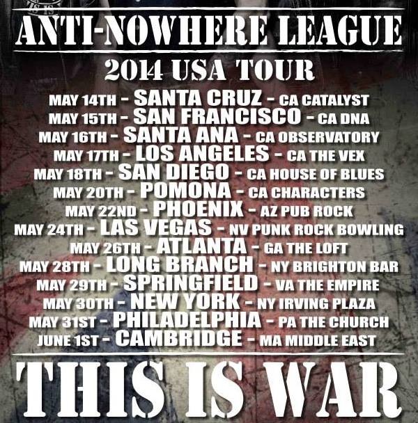 This Is War USA Tour 2014